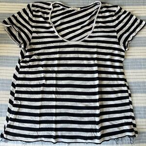 rag and bone striped shirt, size medium women’s ￼